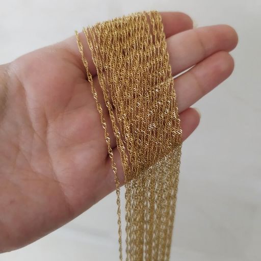 زنجیر پیچدار سیتی گلد کد 1805 - خرید آنلاین از گالری آداس